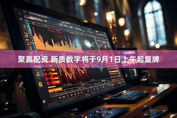 聚赢配资 新质数字将于9月1日上午起复牌